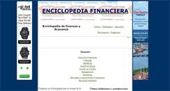 Desktop Screenshot of enciclopediafinanciera.com